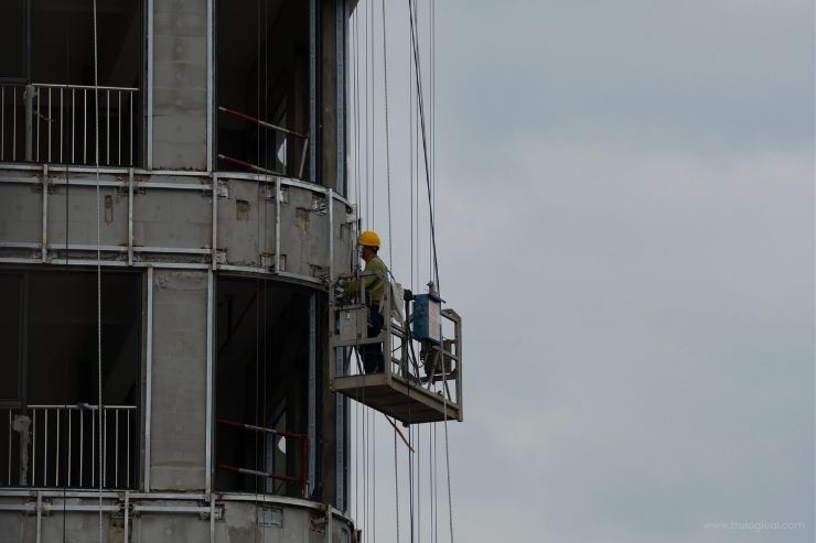 facade anchor point installation